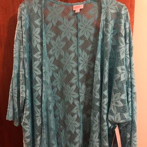 LulaRoe LACE Lindsey LG coverup NWT